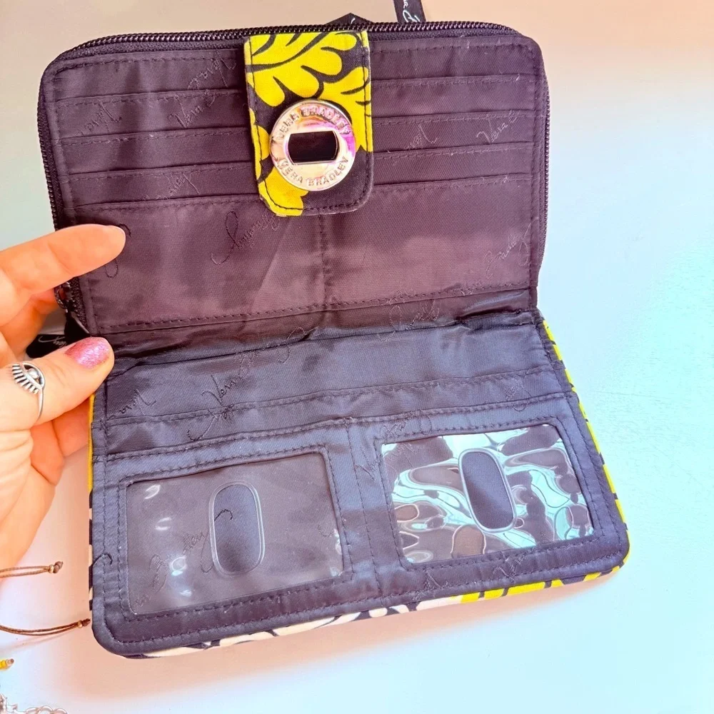 Vera Bradley Turnlock Baroque Wallet - Picture 5 of 7